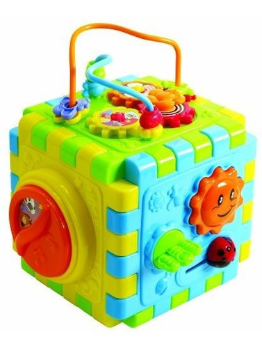 Playgo Discovery Cube Wind Up Music Toy.