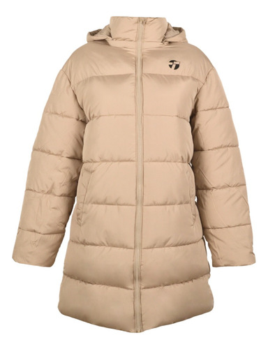 Campera Topper Mujer Bs Puffer Long Ii 165645/bei/cuo