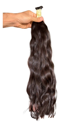 Cabelo Humano Brasileiro Do Sul  55 Cm 73 Gramas Extra Fino