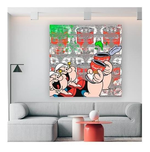 Cuadro Popeye Con Animación Qr 