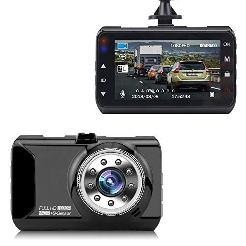 Dash Cam, Silipower Dashboard Camera Recorder 3.0 &quot;lcd 