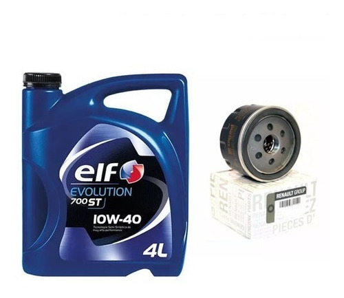 Aceite Elf 10w40 + Filtro Original Renault Duster 2.0