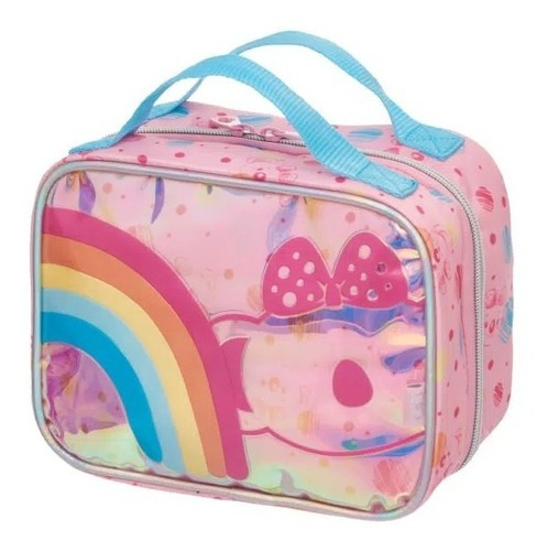 Estojo Necessaire Box Bau Pink Party Lilica Cor Rosa