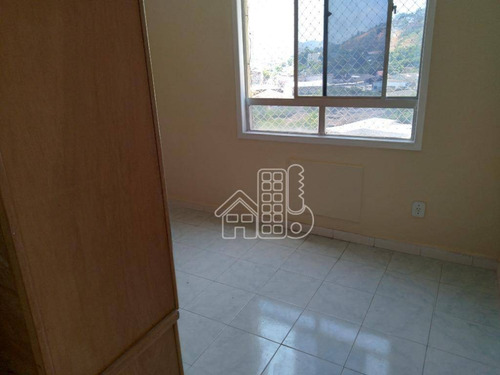 Apartamento Com 2 Dormitórios À Venda, 60 M² Por R$ 250.000,00 - São Lourenço - Niterói/rj - Ap4013