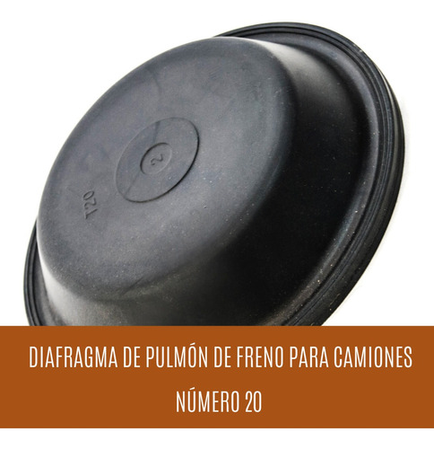 Goma Diafragma De Pulmon De Freno Numero Nro 20