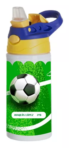 Botella Para Agua Futbol Niños