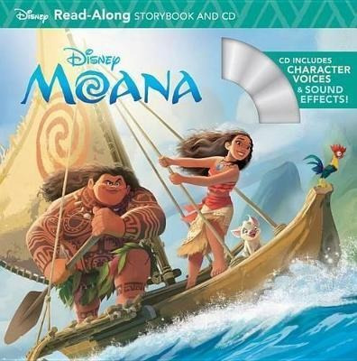 Moana Read-along Storybook  And  Cd - Disney Storybook Art T