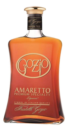 Licor Fino Amaretto Gozio + Lata Alumínio 700ml