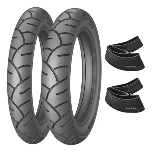 Moto Bartl 250-17 Y 80/100-14 By-029 Con Cámaras