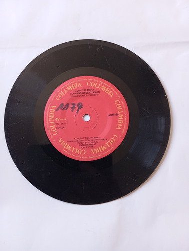Vinilo Single De Alba Salamina - Cuando Nace El Amor( H64 (Usado)