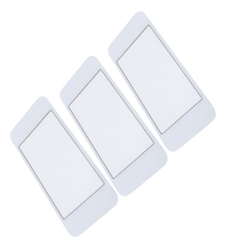 Lente De Pantalla Superior De Consola De Juegos Blanca Y Bla