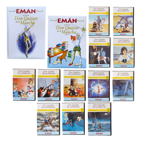 Mi Primer Don Quijote 2 Tomos Con 12 Dvd's