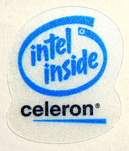 Adhesivo Para Intel Celeron Inside In