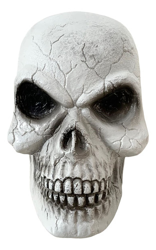 Crânio Caveira Esqueleto De Plástico Branco Halloween Oferta