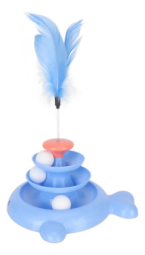 Pista Interactiva Desmontable Para Mascotas Cat Ball Tower T