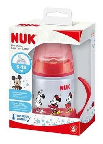 Nuk Disney Vaso De Aprendizaje First Choice 6-18m Color Rojo