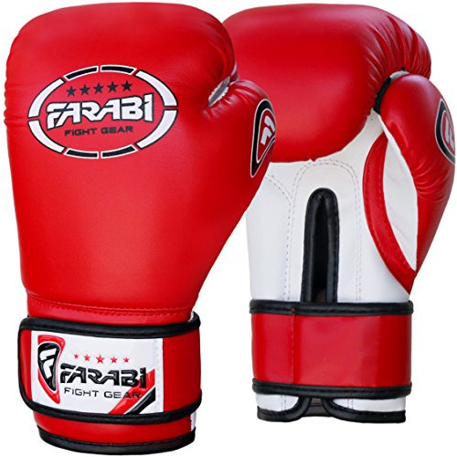 Guantes De Boxeo Para Niños De 6 Onzas Red Kick Boxing Punch