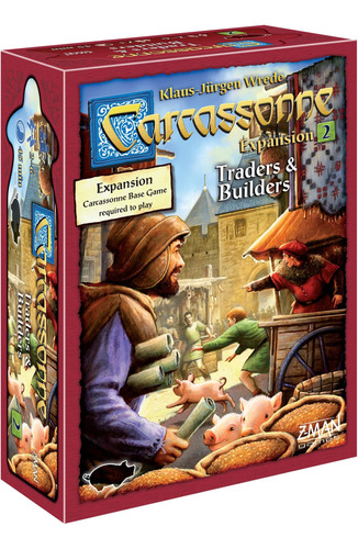 Expansión Del Juego De Mesa Carcassonne Traders & Builders -