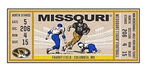 Fanmats Ncaa Missouri Tigers - Camino De La Universidad De M