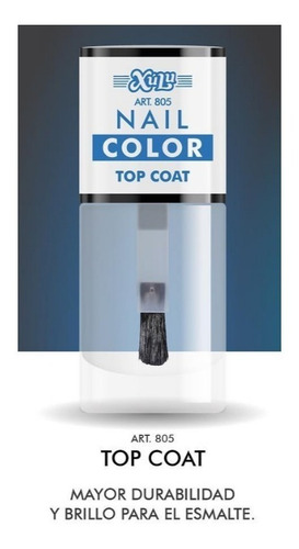Top Coat Para Uñas Xúlu Nail Color Con Keratina Z805