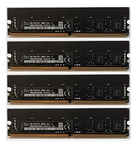 Memoria Ecc Ddr4 Pc4-2666 X 4 Un Total 32gb Servidor Mac Pro (Reacondicionado)