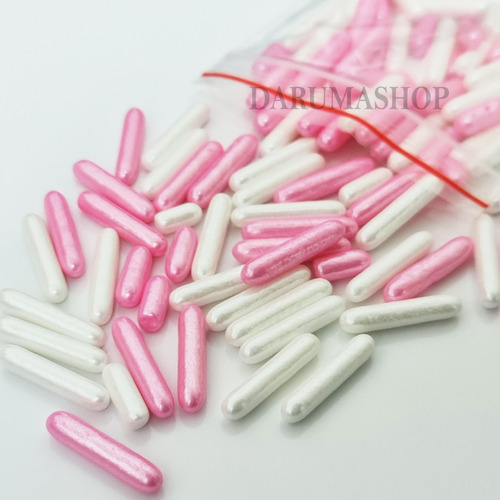 Sprinkles Mix Rods Bastoncitos Comestibles Perlados 50gr