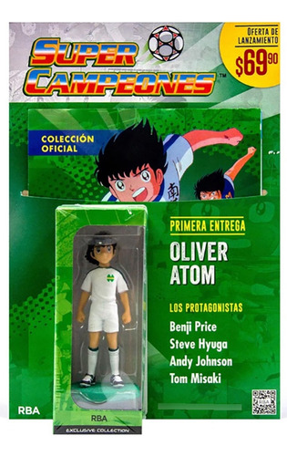 Super Campeones #1 Oliver Atom Figura Coleccionable Rba