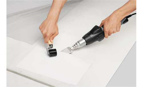 Pistola De Calor Steinel Hg2220e Kit Para Lona Y Geomembrana Gris