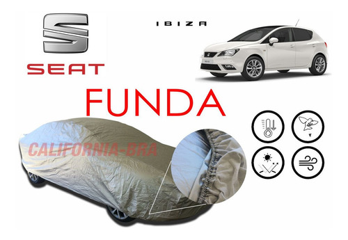 Funda Cubierta Lona Cubre Seat Ibiza 2013-2014-2015-2016