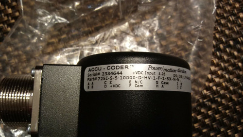 New Accu-coder 725i 725i-s-s-10000-d-hv-1-f-1-sx-n-n 72 Bbz