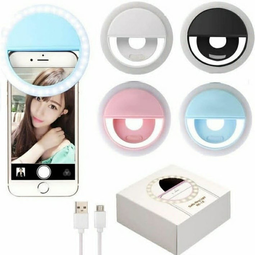 Aro De Luz Selfie Ring Led iPhone Android Recargable Tienda!