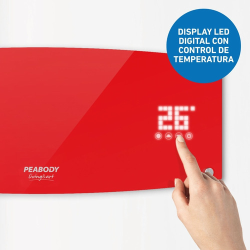 Imagen 3 de 10 de Calefactor Split Peabody Pe-cvu20 C/remoto Digital Touch