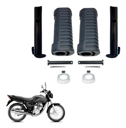 Pedaleira Traseira Cg Titan 150 Fan Esd Esdi Honda Par