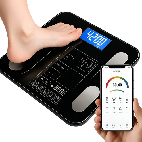 Balança Bioimpedancia Digital 180kg Smart Imc Profissional