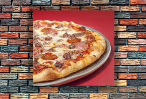 Cuadro 60x60cm Pizza Pizzeria Comidas Restoran Food M2