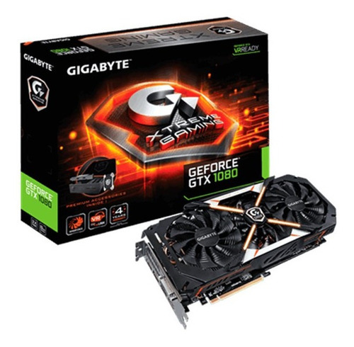 Imagen 1 de 9 de Tarjeta De Video Gigabyte Gtx1080 Xtreme Gaming Premium Pack