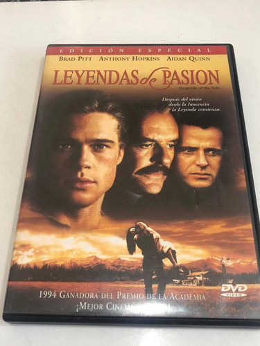 Dvd Leyendas De Pasión Brad Pitt  Original