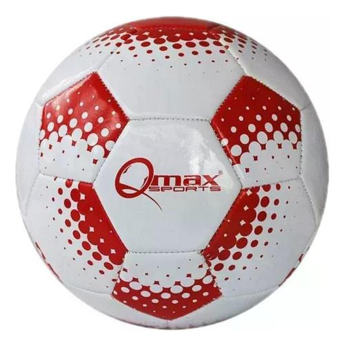 Balón De Futbol De Color Blanco Con Rojo N°5