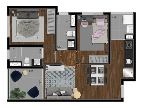 Apartamento Com 1 Dormitório(s) Localizado(a) No Bairro Ipiranga Em São Paulo / São Paulo - 2968:906113