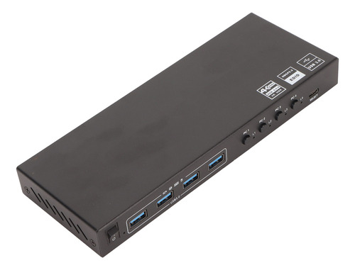 Smart Kvm Usb 8 Puertos 4 Usb3.0 18 Gbps 4k 60 Hz 2k 120 Hz