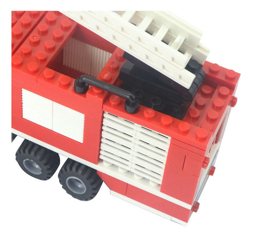 Camion De Bombero Cogo Fire Fighter Bloques