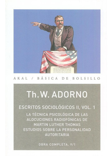 O.c. Adorno 09 Escritos Sociologicos Ii Vol 1