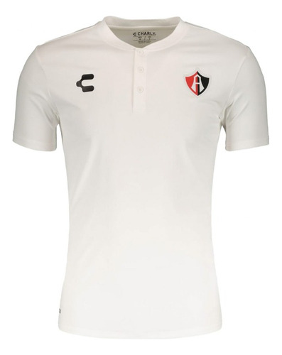 Playera Deportiva Atlas Concentración Para Hombre Blanca 