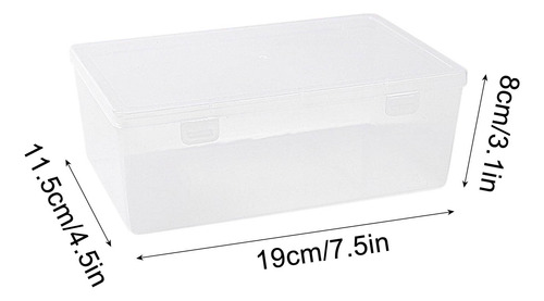 Caja De Almacenamiento De Libros Transparente L Estante De C