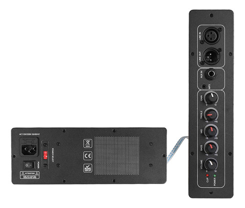 Paquete De 2 Altavoces Para Monitor De Escenario De 10 Pulga Negro Frecuencia