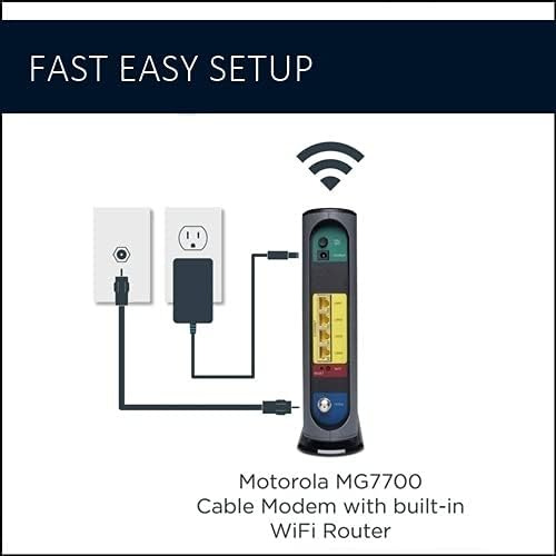 Motorola Mg7700 Mbps Router Wifi Mg700 Con Power Boost