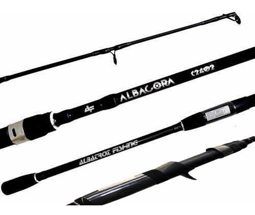 Vara Pesca Carretilha Albacora Carbono Albatroz 2,40m 50lbs