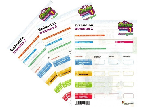 Imagen 7 de 7 de Guía Santillana 1° Pack C/5 Libros + Examen Pública 2021-22