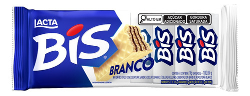 Chocolate Bis Branco Laka 100,8g