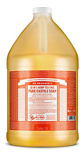 Dr. Bronner S - Pure-castilla Jabón Líquido (árbol De Té, 1 